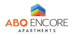 A logo for ABO ENCORE APARTMENTS is displayed.