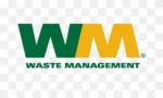 the logo of waste management company wm waste management llc