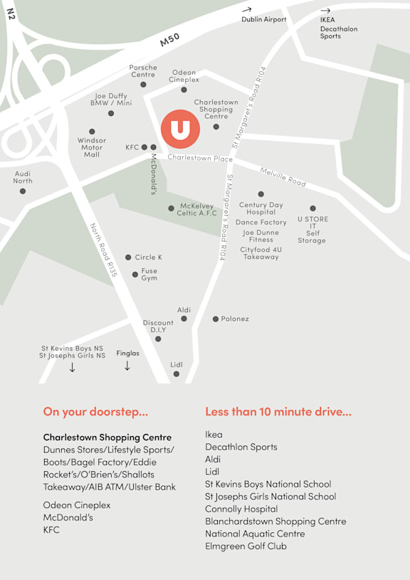 a map of the airport with a sign on it