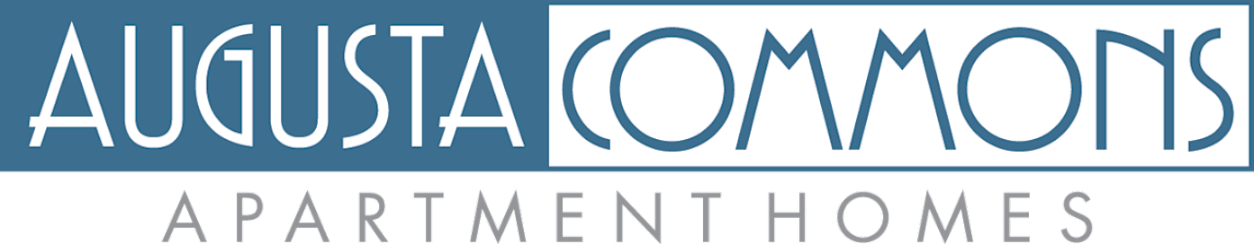 The image is a logo for Augusta Commons Apartment Homes.