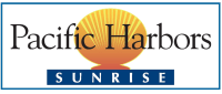 "Pacific Harbors Sunrise" Logo