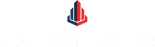 A graphic with a grey background has a dark blue and red shape.