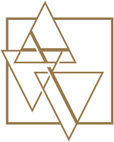 an image of a gold triangles pattern on a black background