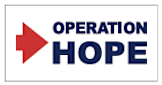 A logo with a red arrow pointing to the right and the words "Operation Hope" written underneath.