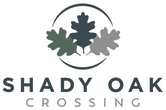 shady oak crossing branding logo