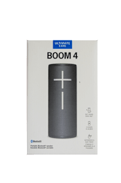 A box of Boom 4 Ultimate Ears speaker.