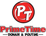 A logo with the letters "PT" in a red circle with a white border.