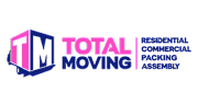 A logo for a company called Total Moving.