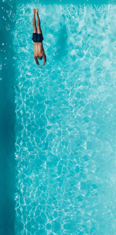 Resort style pool and spa at Aviara Apartments