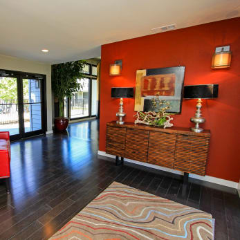 Interior View of Leasing Office Entrance of Westdale Parke Apartments in Austin, Texas, TX