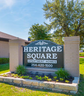 Property Signage at Heritage Square Apartments in Waco, TX