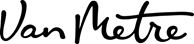 The image displays the word "Van Metre" in a stylized font.
