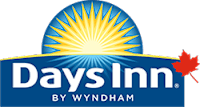 The image is a logo of Days Inn by Wyndham.