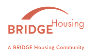 A logo for Bridge Housing Community.