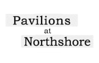 A sign that says "Pavilions at Northshore.".