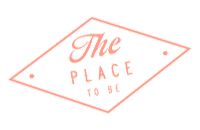 the place to be neon sign