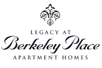 A logo with the words "Legacy at Cross Creek" in blue.