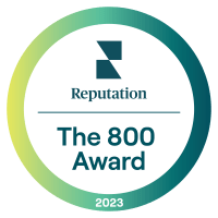 the logo for the reputation awards