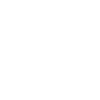a logo of a church with a cross on a black background