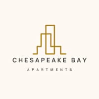 a logo for chesapeake bay apartments