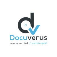 A logo for DocuVerus with a tagline underneath.