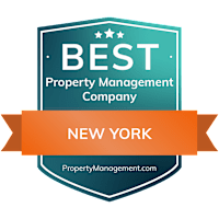A badge stating "BEST Property Management Company NEW YORK".