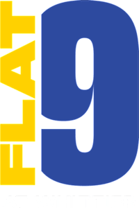 Flat 9 logo