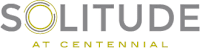 The image features the word "SOLITUDE" in large grey letters with a green circle around the letter "O".