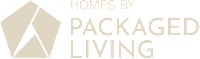 a logo for homes by packaged living