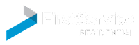 The image is a logo for FirstService Residential.