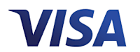 The image is a logo of Visa.