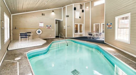 take a dip in our indoor pool and hot tub at our apartments in louisville at Spring Creek, Columbus, 43229