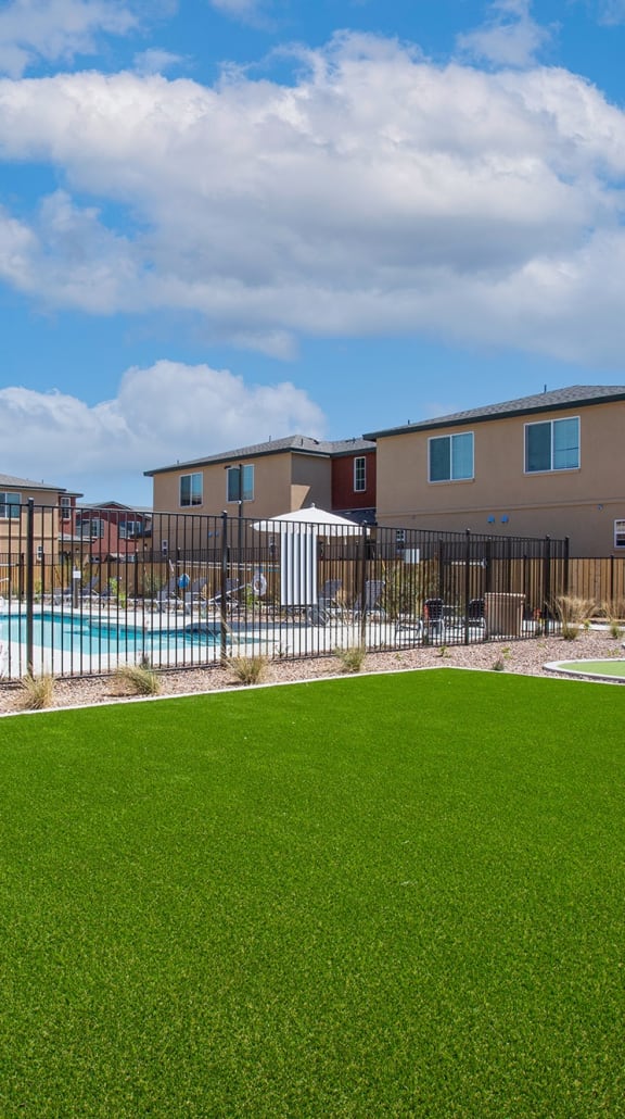 Grass Area at San Stefano Townhomes