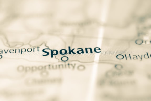 Map Pin of Spokane, Washington