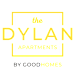 The image is a logo for "The Dylan Apartments" by Good Homes.