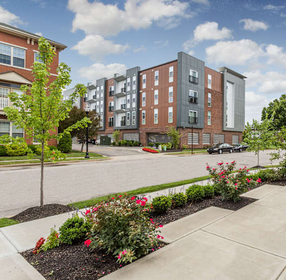 Street view of building at 310 at Nulu Apartments-Student, Louisville Kentucky