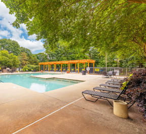 Pool Area at Wendover River Oaks, Greensboro, NC