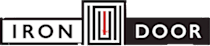 Three signs with the words "IRON" and "DOOR" on them.