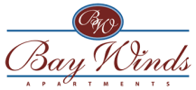 Community Logo Entry with monument sign Bay Winds Apartments in Miami Florida