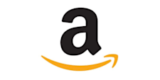 A black letter 'a' with an orange swoosh below it.