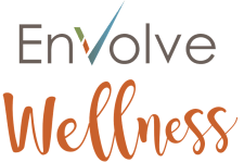 the logo for an online website with the words evolve and wishes