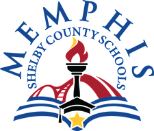 The image is of a logo for Memphis Shelby County Schools.