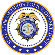 The image is of the Memphis Police Department seal.