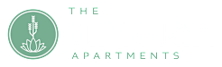 The Viridian Apartments logo with a green lotus flower.