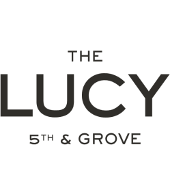 the logo of the lobby against a white background at The Lucy Boise Apartments, Boise, 83702
