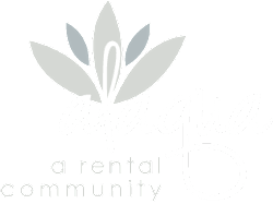 A graphic with a white background and a blue and brown design on the left side.