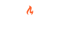 the logo for the lambda property management company on a black background