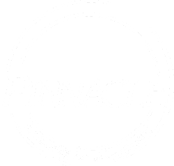 A graphic with a white background and a blue and brown design on the left side.