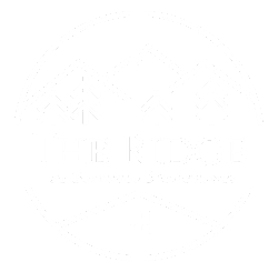 The Ridge at Bellevue Apartments logo with a mountain and trees.