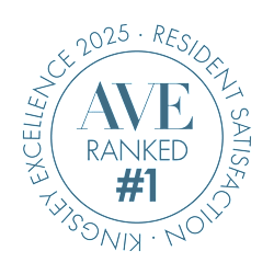 A black circular logo with the words AVE RANKED #1 in the center.